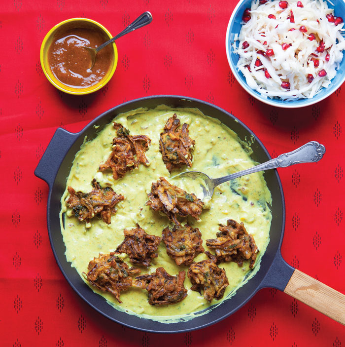 Onion Pakora Curry