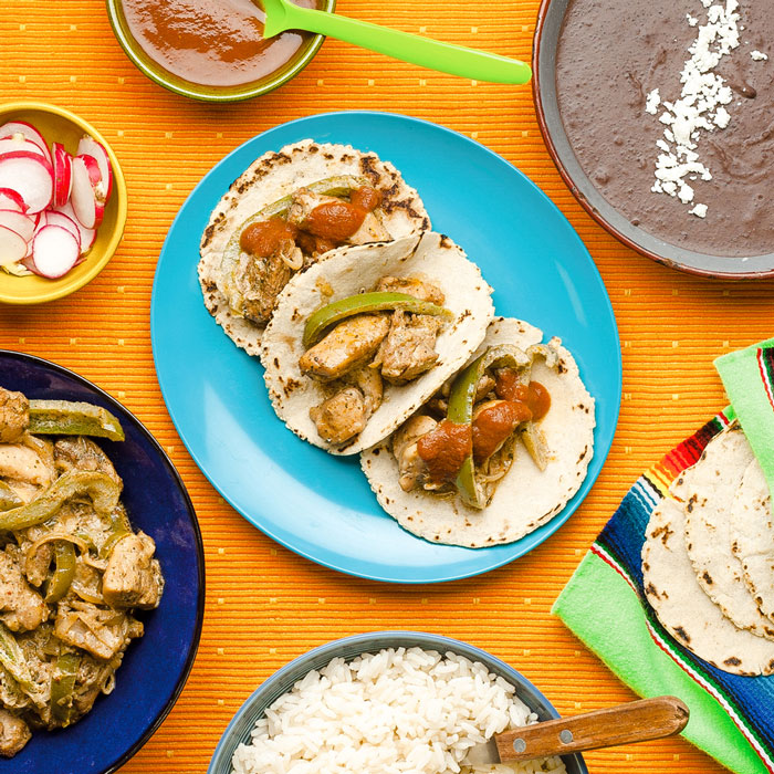 Rajas con Pollo