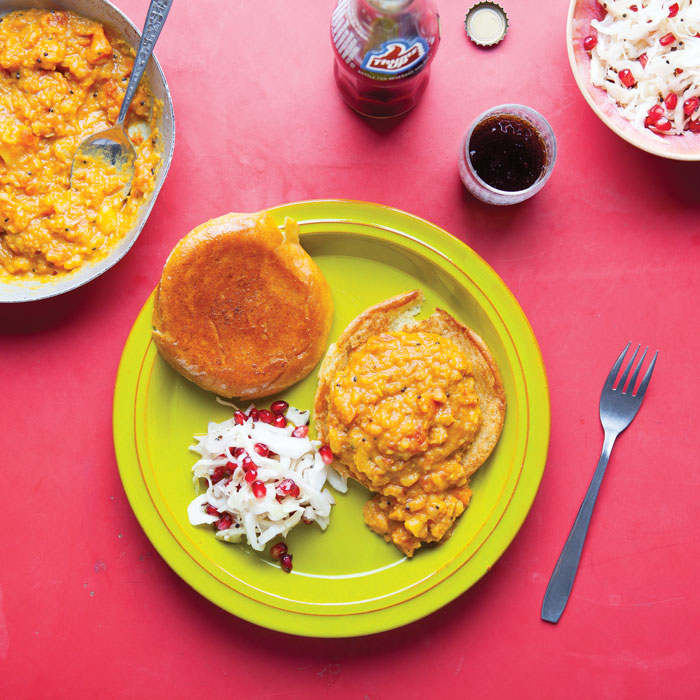 Root Veg Masala Pav