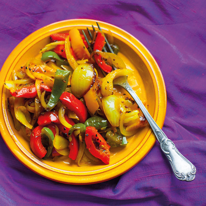 Sizzling Peppers and Onions