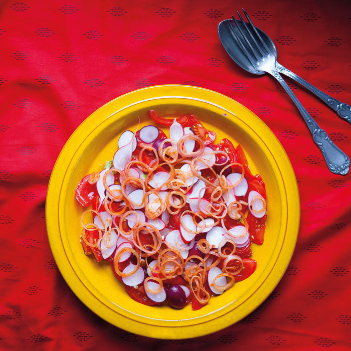 Tomato and Radish Salad