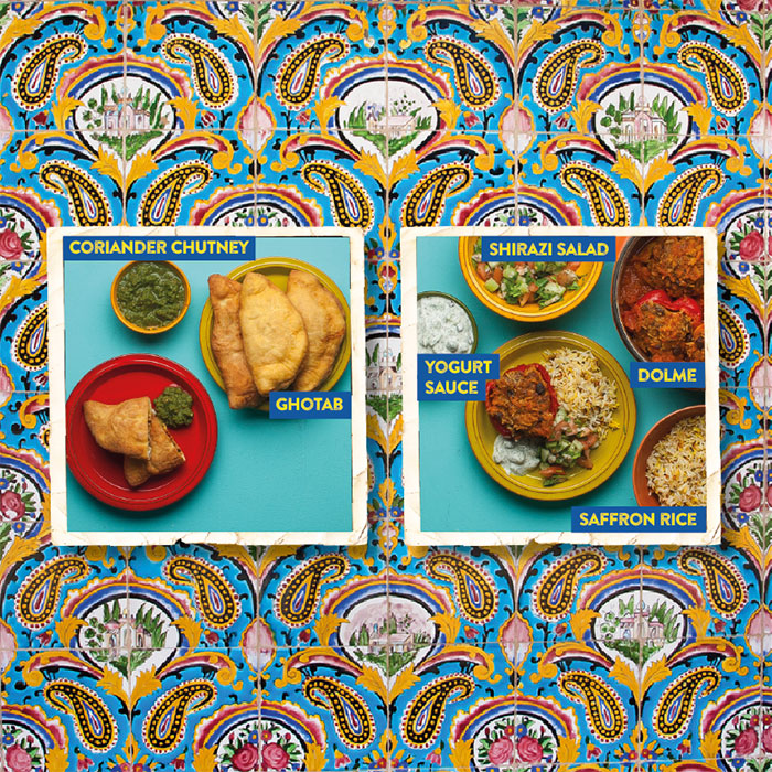 JULY: World Kitchen Explorer - Ghotab ~ Dolme with Shirazi Salad